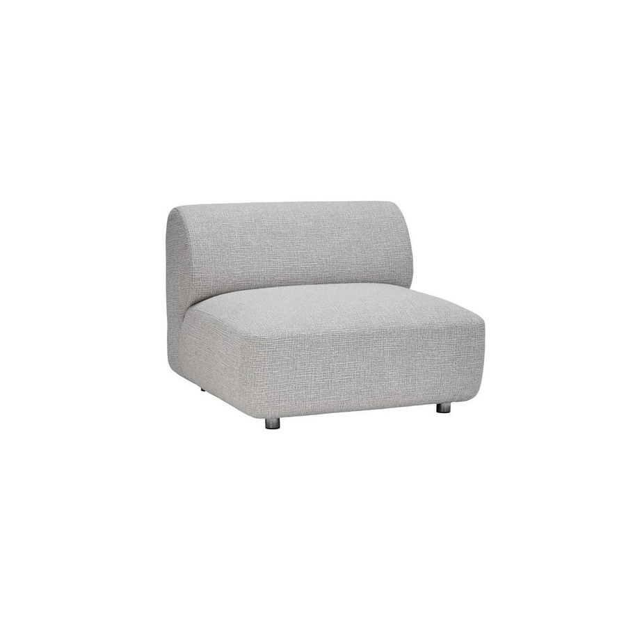 House Doctor Sofa Feel Einzelsessel Grau Skandinavisch B: 95 cm, H: 75 cm, T: 45 cm - Bild 1