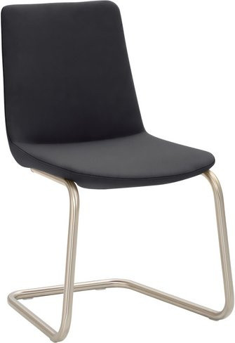 Mayer Sitzmöbel Stuhl 2008 aus Stahl und Stoff in Grau/Anthrazit, B/H/T: 53 x 87 x 54 cm - Bild 1