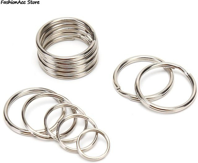 Velishy Schlüsselring Metall, Kreis, DIY, Unisex - Bild 1