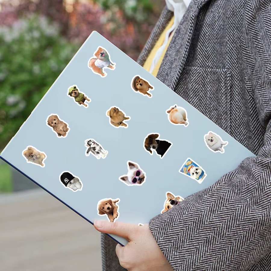Lustige Hund Aufkleber Set von LOLEDE in Multicolor für Laptop, Fahrrad und Gepäck - Bild 5
