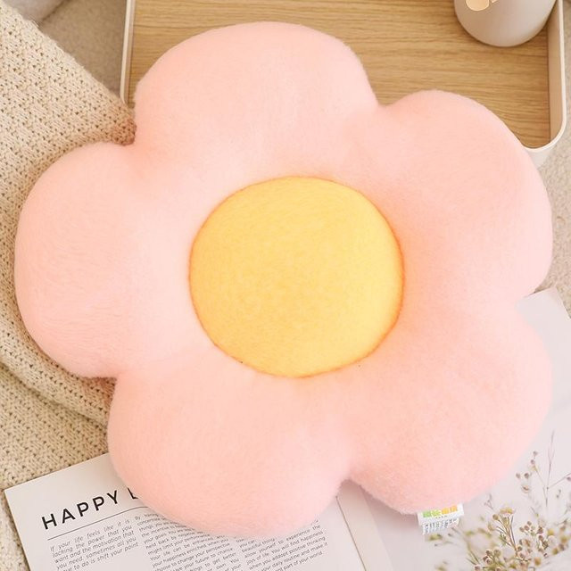 Yiran Toy Plüschkissen Regenbogen Wolke Stern Mond in Mehrfarbig und Pink als weiches Dekokissen für Sofa und Haus - Bild 1