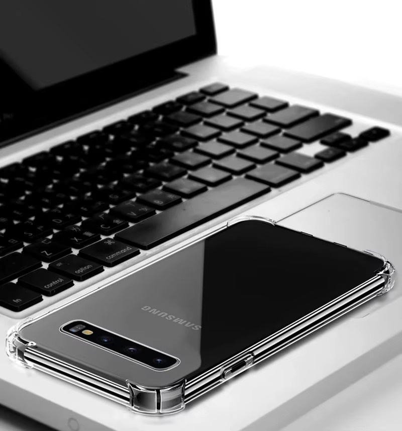 Stoßfeste transparente Silikon-Schutzhülle für Samsung Galaxy S20 FE S21 S22 S23 Ultra S9 S10 Plus S10E Note 9 10 20 - Bild 3