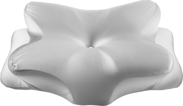 Aura Living Kissenbezug mit Reißverschluss für HWS-Nackenkissen, hellgrau, aus Baumwoll-Polyester-Mischung, maschinenwaschbar - Bild 1