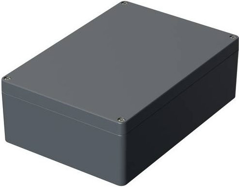 Bopla EUROMAS A 160 Industrie-Gehäuse aus Aluminium in Silber-Grau RAL 7001, B/T/H: 33,0 x 23,0 x 11,1 cm - Bild 1