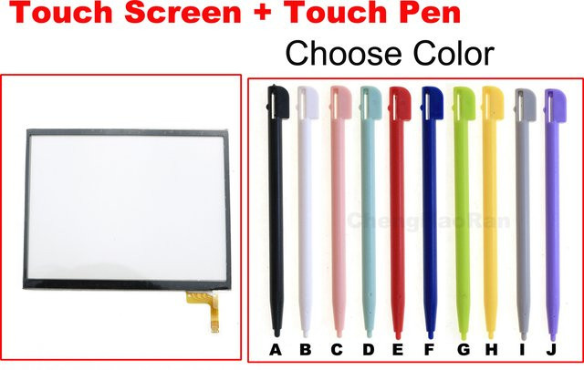 ChengHaoRan Digitizer Reparatur-Set für Nintendo DS Lite NDSL inklusive Touch Pen in Rot - Bild 1