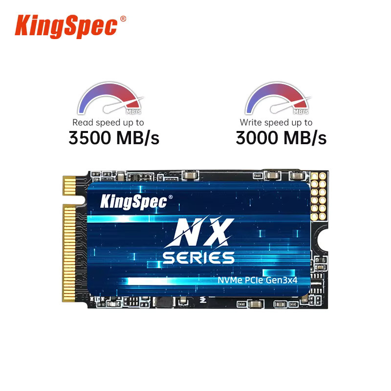 KingSpec M.2 NVMe SSD PCIe 3.0 Laufwerk für Notebook und Desktop in Blau - Bild 4