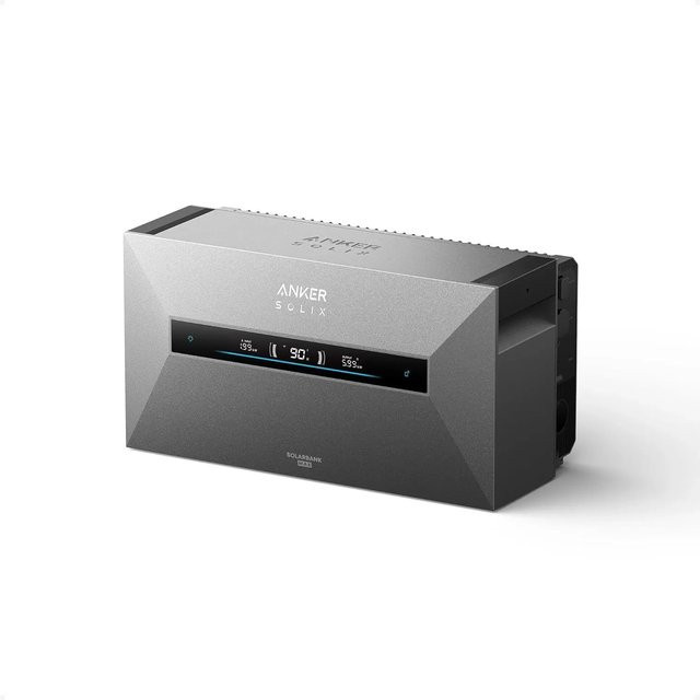 Anker SOLIX Solarbank Max AC mit 7 kWh Speicherkapazität und 3,5 kW Ausgangsleistung in Schwarz und Grau - Bild 1