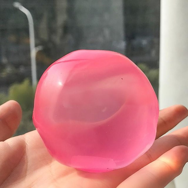 Plastizität Mochi Squishy, Knetspielzeug, Rosa, ab 14 Jahren - Bild 1
