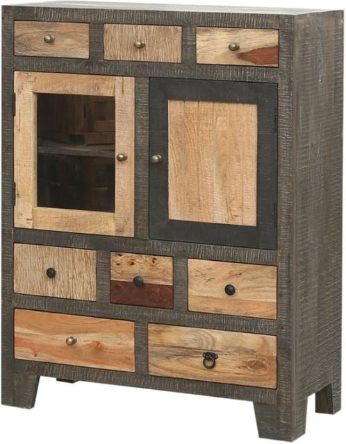 INTERIA Home & Living Kommode TARIM aus Akazie und MDF in Natur/graubraun, Breite: 118 cm, Höhe: 56 cm, Tiefe: 40 cm - Bild 1