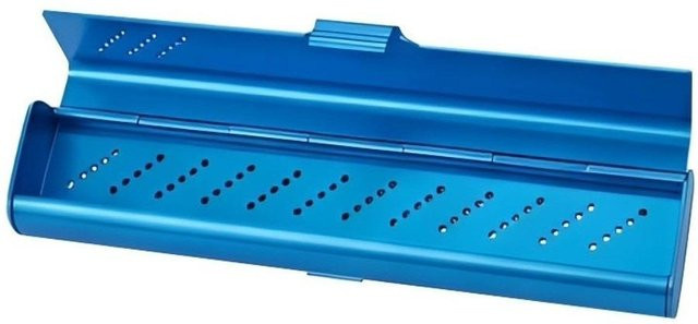 Chengmei Zahnbürstenetui aus Aluminium in Blau - Bild 1
