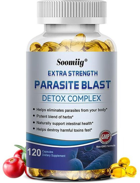 SOOMIIG Parasiten-Blast Entgiftungs-Komplex Weichkapseln, 120 Stück, Unisex - Bild 1