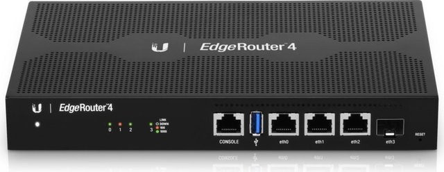 Ubiquiti EdgeRouter ER-4 Router mit GigE Ethernet/LAN in Schwarz - Bild 1