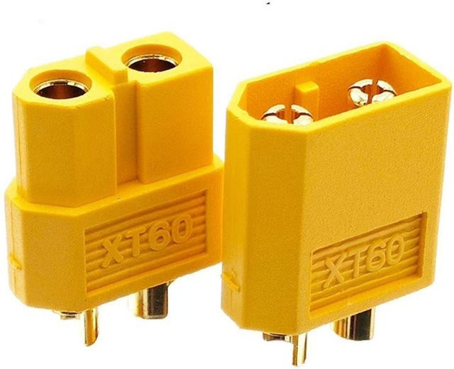 EVANOVM XT30XT60 XT90T Stecker für RC Lipo Akku Quadcopter, 10-teiliges Set, Metall - Bild 1