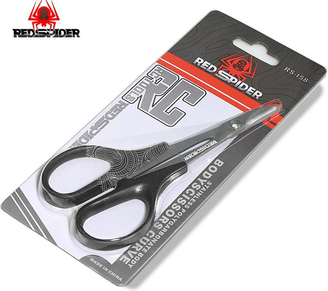 RED SPIDER RC Auto Shell Schere, Zubehör, Metall, Schwarz - Bild 1