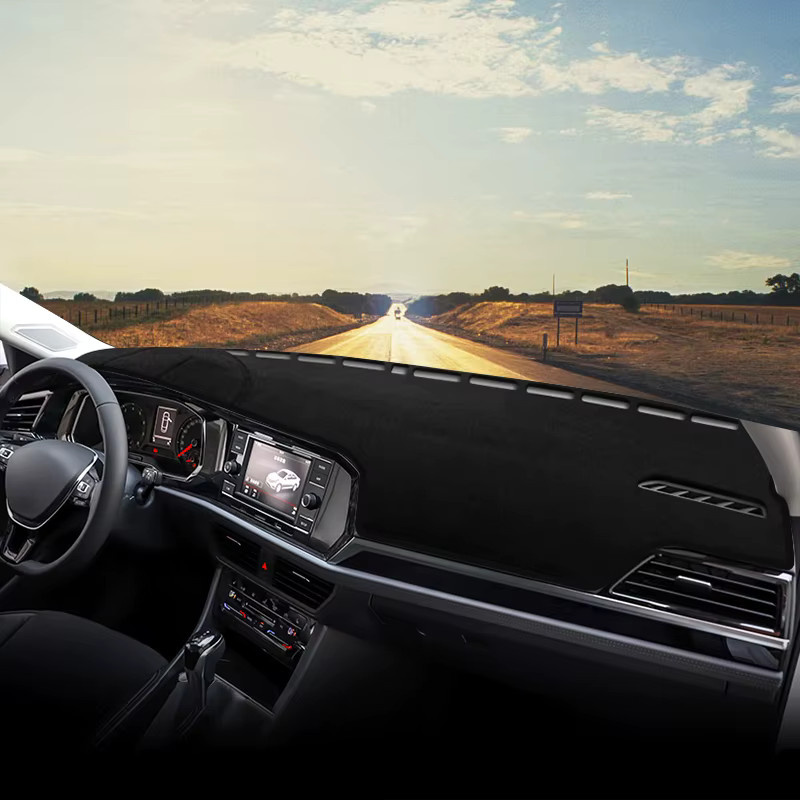 YaLumei Dashboard Sonnenschutz Abdeckung für Volkswagen VW Jetta MK7 A7, Schwarz, Anti-Rutsch Zubehör - Bild 2