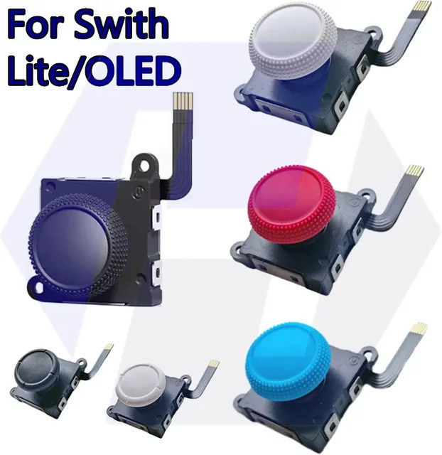 Ersatz Hall Effect Joystick in Blau für Nintendo Switch, Lite und OLED Joycon mit hoher Empfindlichkeit gegen Stick Drift - Bild 1