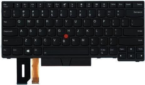 Lenovo Notebook-Ersatzteil Tastatur in Schwarz mit italienischem Layout (FRU01YP337) - Bild 1