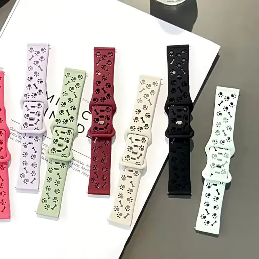 Geekthink Uhrenarmband Silikon, Hundepfoten, Redmi Watch 5 Active/Lite - Bild 4