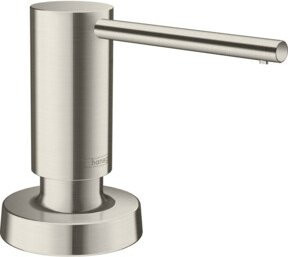 Hansgrohe Spülmittelspender A51 Einbauversion in Edelstahl-Optik, Silber - Bild 1