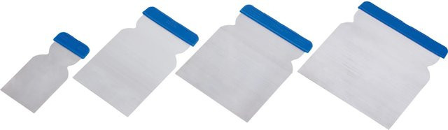 LUX-TOOLS Japanspachtelsatz 4-teilig aus Stahl in Blau und Multicolour - Bild 1