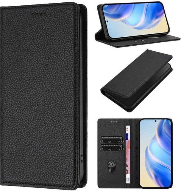 HMD Skyline Wallet Slot Case Magnetische Schutzhülle in Schwarz für HMD Skyline, HMD Fusion, HMD Pulse Pro und HMD Pulse - Bild 1