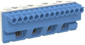 Striebel&John N-Klemmenblock ZK144B in Blau mit 14x4 + 4x25qmm - Bild 1
