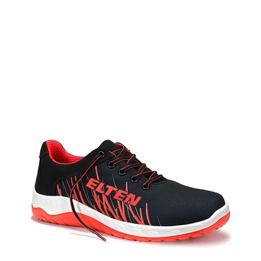 Elten Berufshalbschuh Lana Black-Red Low ESD O1 in Schwarz-Rot, Größe 37 - Bild 2
