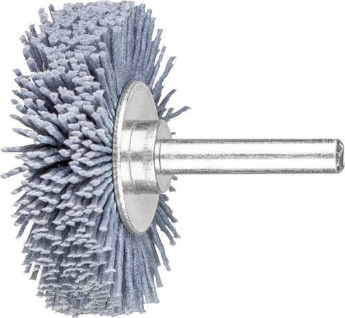 PFERD TOOLS Rundbürste RBU ungezopft mit SiC-Filament, Korn 180, Farbe Grau, Durchmesser: 50 mm, Breite: 10 mm, Schaft-Durchmesser: 6 mm - Bild 1