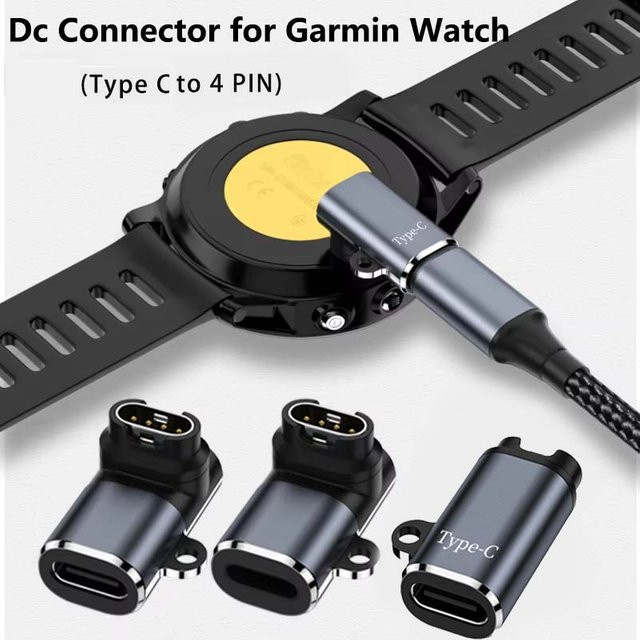 Garmin Ladeadapter USB zu 4-Pin, Silikon, Schwarz - Bild 1