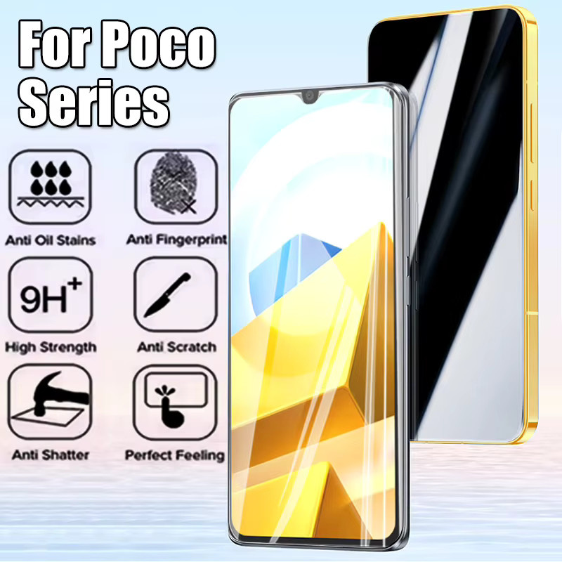 3er-Pack gehärtetes Glas Displayschutzfolie für Xiaomi Poco M5, transparent, 9H Härtegrad mit Fingerabdruck-Entsperrfunktion - Bild 5