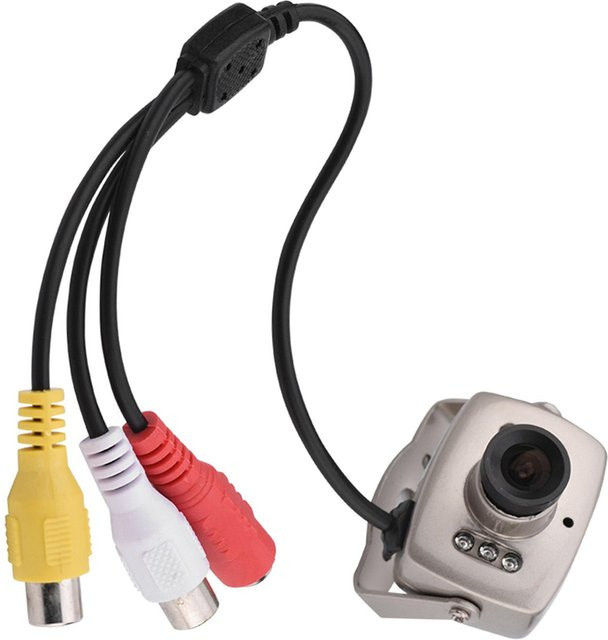 Andoer Mini 6LED Wired CMOS CCTV Überwachungskamera mit Nachtsicht in Weiß und Silber - Bild 1