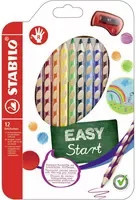 STABILO EASYcolors Buntstifte für Rechtshänder mit Spitzer, 12er Pack, Mehrfarbig - Bild 1