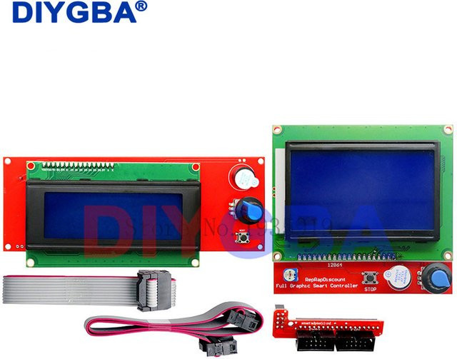 DNIGEF 2004 12864 LCD-Display für Reprap Smart Adapter und Ramps 1.4 1.6 Mega2560 3D-Drucker Controller - Bild 1