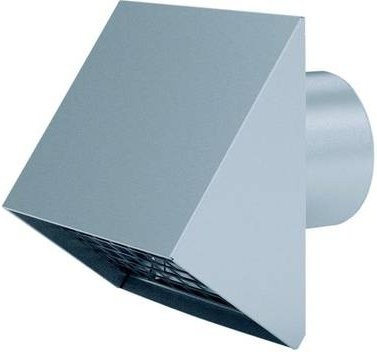 Vaillant Fassadendurchführung aus Aluminium in Silber und Weiß - Bild 1