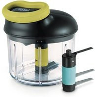 Tefal 5-Sekunden Zerkleinerer mit Ice-Crusher-Klinge in Schwarz, Grün und Transparent - Bild 1