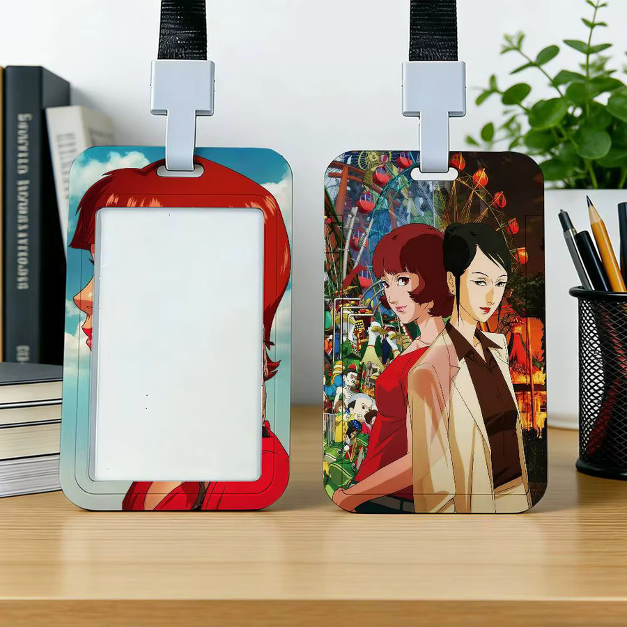 Anime P-Paprika Kartenhalter und Mitarbeiterkartenhülle mit Schlüsselband in Multicolour - Bild 1