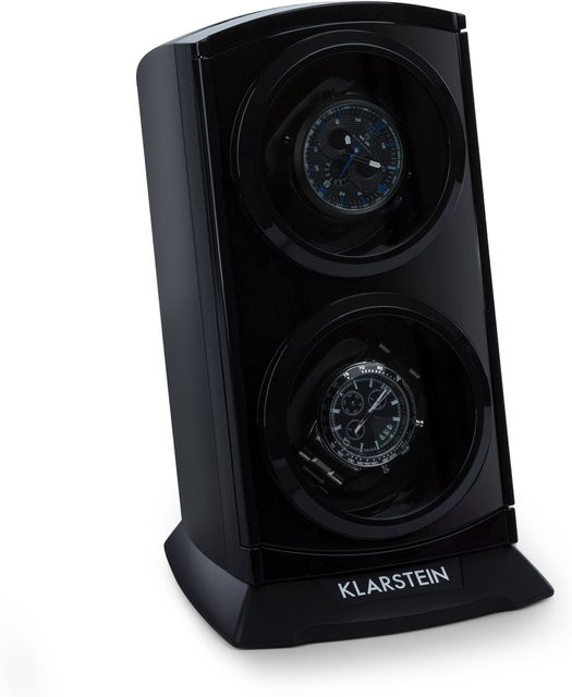 Klarstein Uhrenbeweger, 2 Uhren, 4 Geschwindigkeiten, Schwarz, Unisex - Bild 1