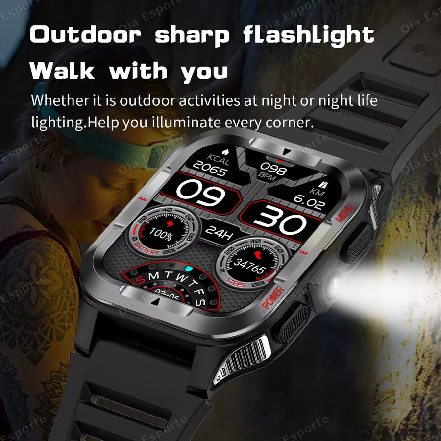 Ola Esporte Smartwatch, Schwarz, Silikon, Unisex - Bild 2