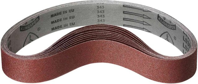 Klingspor Schleifband Korund Korn 60 für Holz und Metall, 10 Stück, B: 50 mm, L: 800 mm - Bild 1