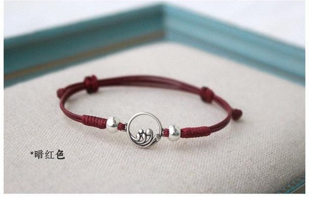 Wucifang Jewelry Armband, 925 Sterling Silber, Roter Faden, Damen, 13-18cm - Bild 1