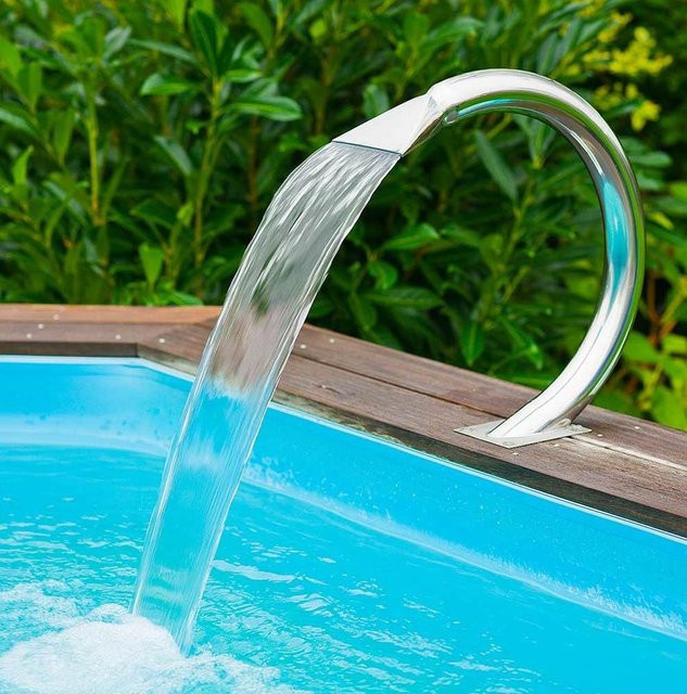 Ubbink Mamba Shower Pool Wasserfall Schwalldusche aus Edelstahl - Bild 1