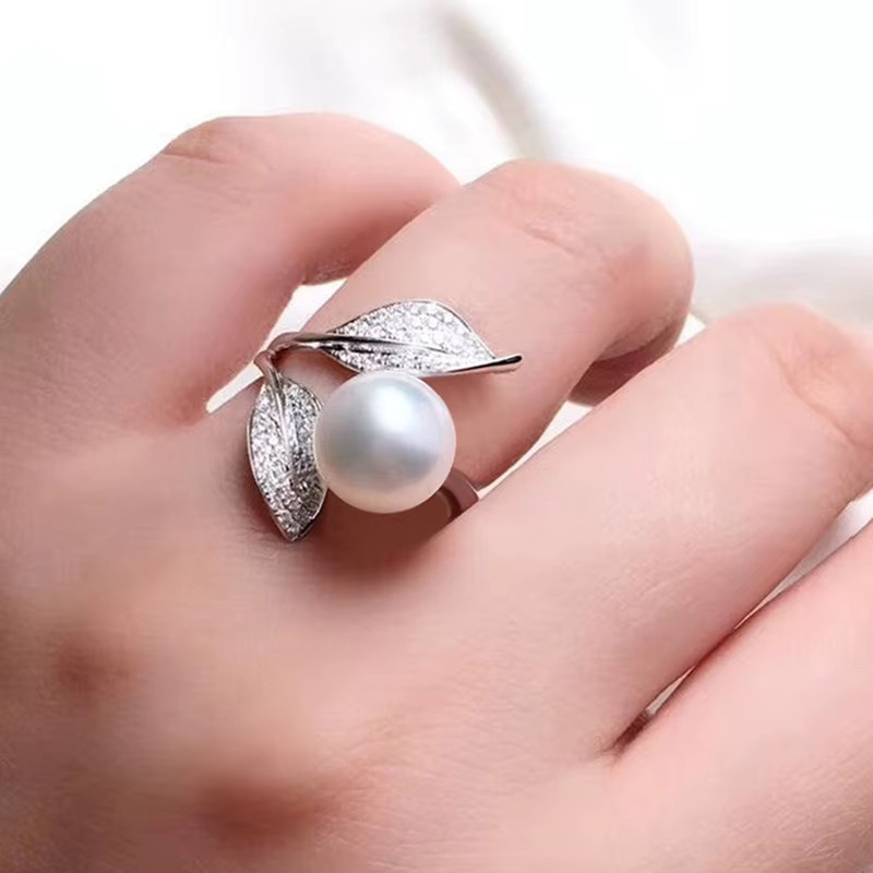 Huitan Ringe, Perle, Silber, Damen - Bild 2