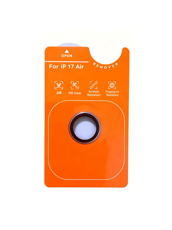 2er-Set Kameraobjektivschutz für Apple iPhone Air in Blau mit 9H gehärtetem Glas und Metall-Einzelringabdeckung - Bild 6