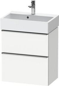 Duravit Waschtischunterschrank D-Neo Compact in Weiß, B/T/H: 58,4 x 37,2 x 62,5 cm - Bild 1