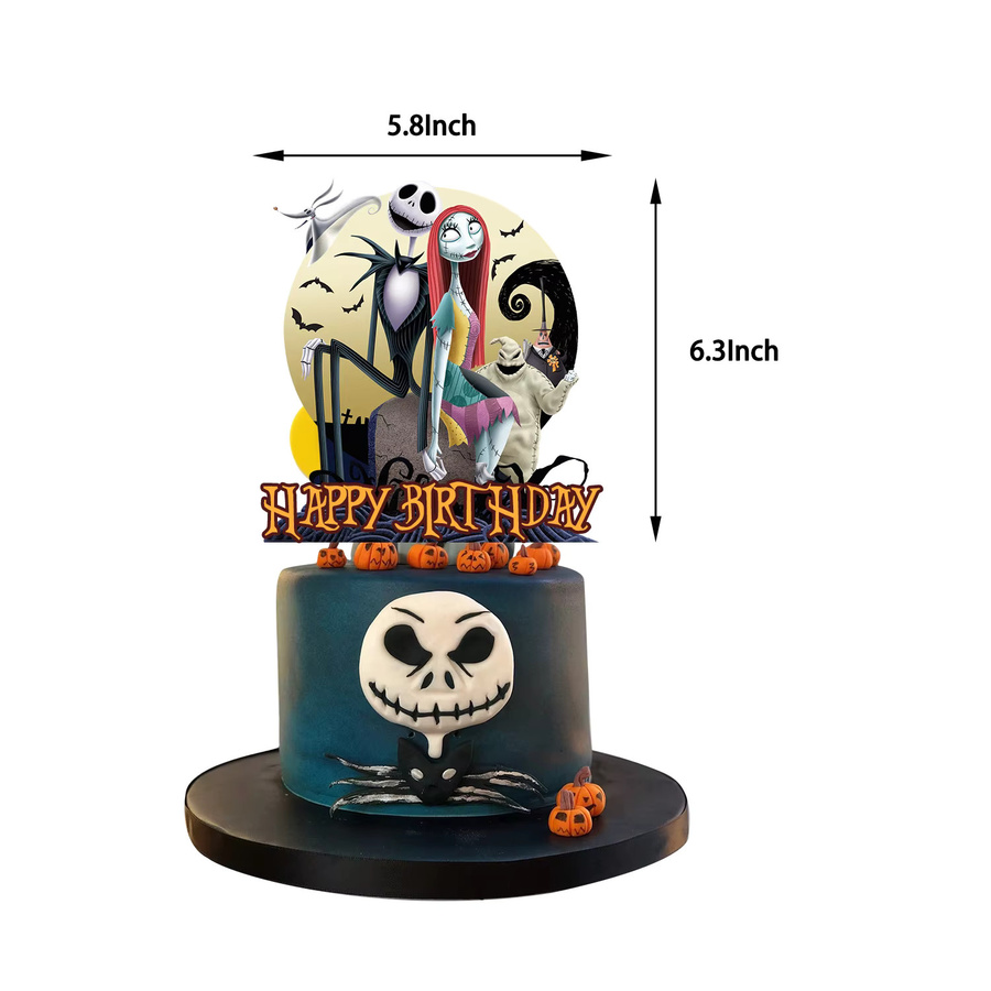 Potdemiel Party-Dekorationsset aus Papier mit Ballons und Hintergrund für Halloween, Weihnachten oder Geburtstage, Mehrfarbig - Bild 2
