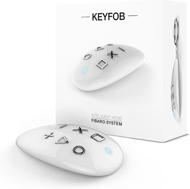 Fibaro KeyFob Fernbedienung in Weiß - Bild 1