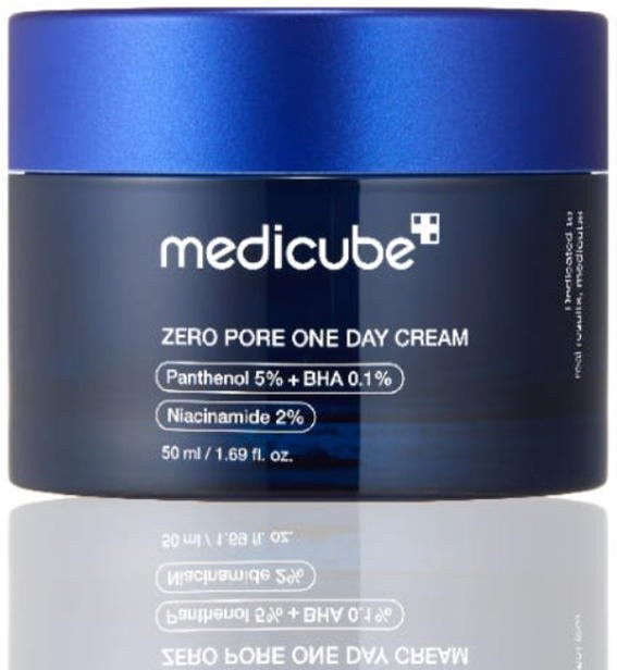 Medicube Zero Pore One-Day Cream, Feuchtigkeitscreme, 50 ml, Mischhaut, fettige Haut - Bild 1