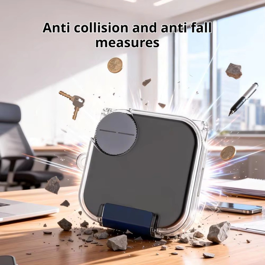 Kratzfeste TPU-Hülle für CMF Buds Pro 2 und Buds 2 Plus (2025) mit Switch Stand Design in Transparent - Bild 2
