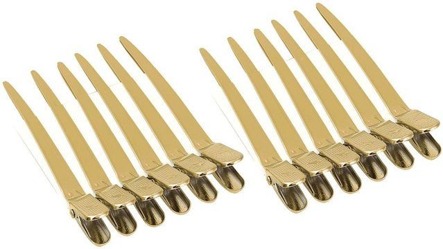 CosyHome Haarstyling-Klammern, 12 Stück, Gold, Damen - Bild 1