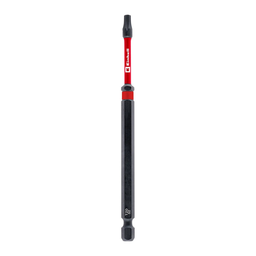 Einhell Impact Bit T20 mit Doppel-Torsion in Rot aus Stahl, Länge: 120 mm - Bild 2